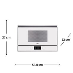 Mi̇krodalğalı soba Teka ML 822 BIS L White