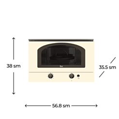 Mikrodalğalı soba Teka MWR 22 BI Beige