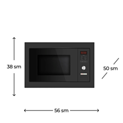 Mikrodalğalı soba Bompani BO247MX/E