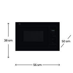 Mikrodalğalı soba AEG OS5GM251EB