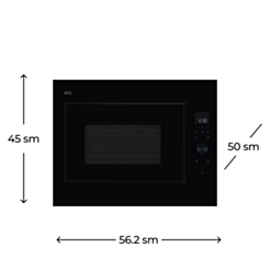 Mikrodalğalı soba AEG TB6SM261FB
