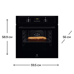 Духовой шкаф Electrolux EOF3H50BK