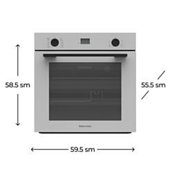 Soba Electrotech Grey Glass Set Oven 