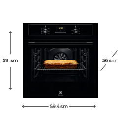 Soba Electrolux EOD3H50BK