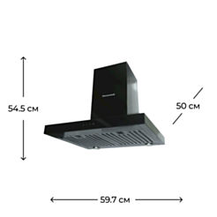 Вытяжка Electrotech Oblo 60 Черный