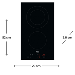 Plitə AEG HRB32310CB