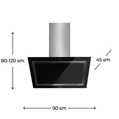 Aspi̇rator Teka DLV Qara 985