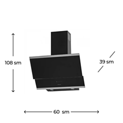 Aspirator Krona Irida 600 Black