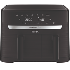 Air Fryer TEFAL EY901N10 Dual Essential BLK 1510002578