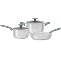Qazan dəsti BergHOFF Bolt 5 parça 3950721 Mavi