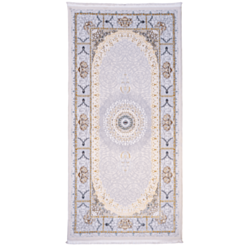 Ковер Mələklər Almas Silk 100×200 (A720B) Бежевый, Серый