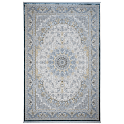 Ковер Mələklər Almas Silk 150×230 (A775B) Бежевый, Голубой