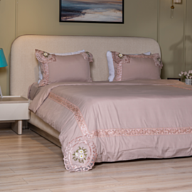 Tekstil yataq dəsti Cehizçi Laura Grand (WH-54) Powder