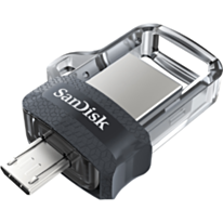 Flash USB + Micro USB SanDisk Ultra Dual Drive M3.0 64 GB 150 MB/S