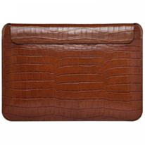 Чехол Wiwu 13.3 Skin Croco Geniunie Leather Brown