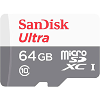 SanDisk 64GB Ultra microSDXC 100 mb/s CL 10 SDSQUNR-064G-GN3MN