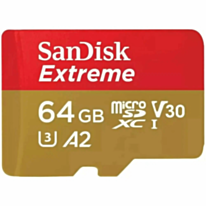 SanDisk Extreme 64 GB Micro SDHX I V30 SDSQXAH-064G-GN6MN