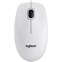 Mouse Logitech B100 White  	