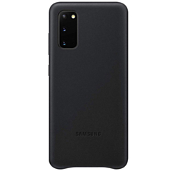 Qoruyucu örtük Samsung S20 Leather Cover Black EF-VG980LBEGRU