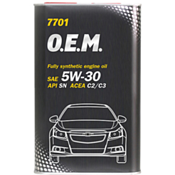 Mannol 7701 O.E.M. For Chevrolet-Opel 5W-30 1L Metal