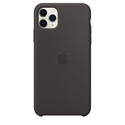 Qoruyucu örtük iPhone 11 Pro Silicone Black