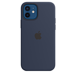 Чехол iPhone 12/12 Pro Silicone MagSafe Deep Navy