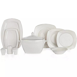 Столовый сервиз Schafer Majestic Dinner Set 60 предметов Серебристый