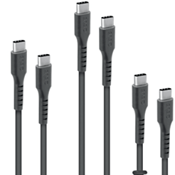 Cable SBS USB to Type-C Kit 3x1.2m -TEKITUSBC3X1WBK