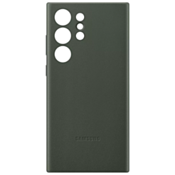 Чехол Samsung S23 Ultra Leather Green EF-VS918LGEGRU