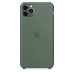 Qoruyucu örtük iPhone 11 Pro Max Silicone Pine Green