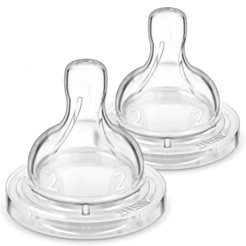 Philips Avent Anti-colic Silikon əmzik yavaş axınla / SCF632/27