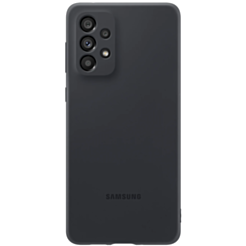Qoruyucu örtük Samsung A73 Silicone Cover Black EF-PA736TBEGRU