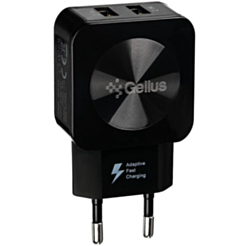 Travel Charger Gelius Ultra Prime 2.1A Black / GU-HC02