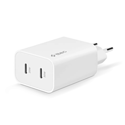 Ttec Smartcharger Duo GAN 50W Fast Travel Dual USB-C White / 2SCG01B