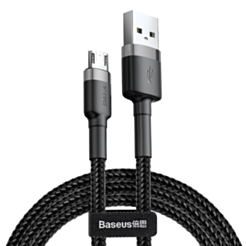 Baseus Kevlar Micro USB Cable 2m Black/CAMKLF-CG1