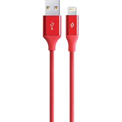 Ttec Alumicable Lightning Charge/Data Cable Red / 2DK16K