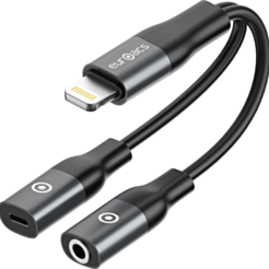 Euroacs Adapter Lightning to Lightning+AUX / EU-P354