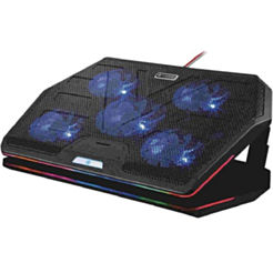 Porodo Gaming multi-fan cooling pad Black / PDX110-BK