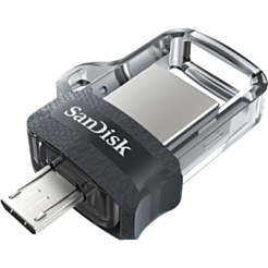 Flash USB + Micro USB SanDisk Ultra Dual Drive M3.0 64 GB 150 MB/S