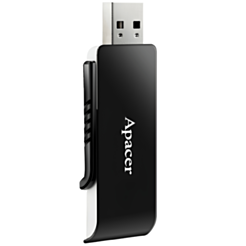 Флеш память Apacer 64 GB USB 3.2 Gen 1 Black AH350 / RP AP64GAH350B-1-N