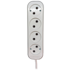 Uzadıcı Voltam 1.5 m VP-16 4 Way Holland Type Power Strip Without Switch