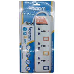 Uzadıcı Voltam 1.5 m VP-28 3 Way Universal Type Power Strip	