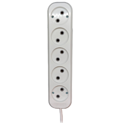 Удлинитель Voltam 3 m VP-20 5 Way Holland Type Power Strip Without Switch	