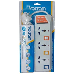 Удлинитель Voltam 3 m VP-29 3 Way Universal Type Power Strip