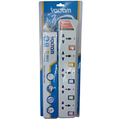 Удлинитель Voltam 3 m VP-35 5 Way Universal Type Power Strip