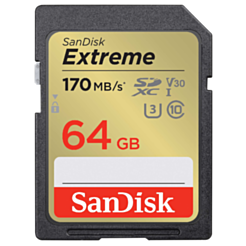 SD SanDisk Extreme 64GB 170MB/s