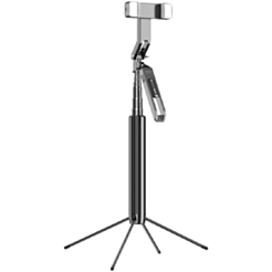 Selfi çubuğu Porodo 185CM Extendable with dual detachable lights 4 leg tripod and R / PD-SLSEDTR-BK