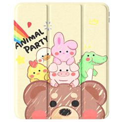 Чехол Comma Lingos Series Apple iPad Air 11/5/4 Pro 11 Gen 4/3/2 9155 Animal Party