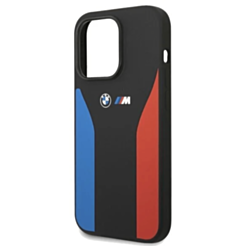 Qoruyucu örtük BMW M Silicone Case iPhone 15 Pro Max - Black / BMHCP15X22SCSK