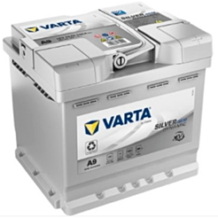 Varta AGM Start-Stop 50AH A9 R+